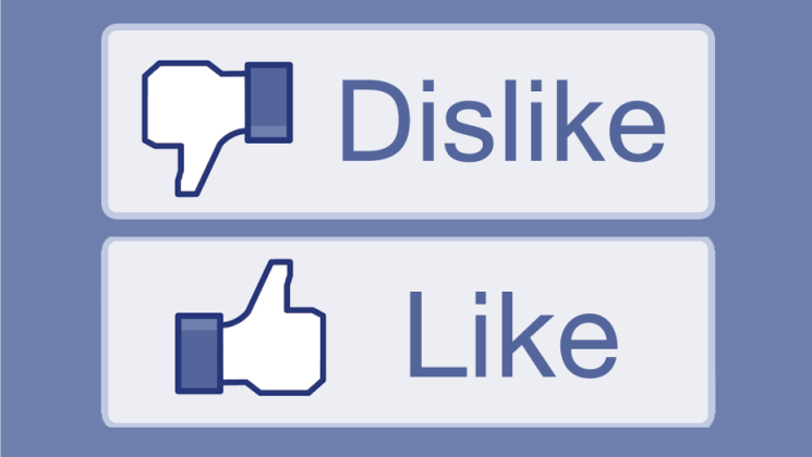 Like, Unlike, Share and "Dislike" in Facebook..