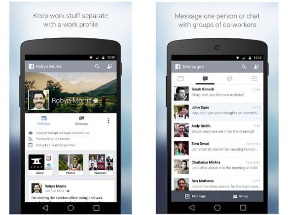 Facebook at Work will be Launched Shortly